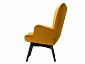 Кресло Хайбэк желтый/венге - фото №4
