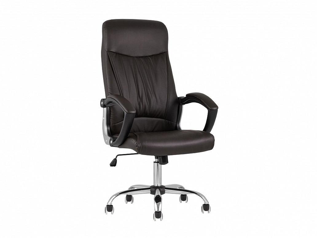 Кресло руководителя Stool Group TopChairs Tower Коричневый - фото №1