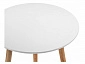 Lorini 60 white / wood Стол деревянный - фото №5