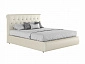 Мягкая кровать "Амели" 1600 белая с орт.основанием с матрасом ГОСТ - фото №2
