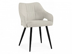 Hera beige / black Стул на металлокаркасе - фото №1, Woodville25026