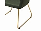 Кресло Oscar тёмно-зеленый/Линк золото - фото №6