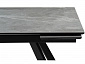 Габбро 120х80х76 серый мрамор / черный Стол деревянный - фото №9