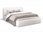 Кровать с подъемным механизмом Ривьера 120х200, экокожа белая - фото №2