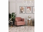 Кресло STOOL GROUP Кэнди с подлокотниками Велюр пыльно-розовый - фото №4