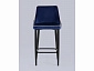 Стул полубарный Stool Group Коби Велюр синий  - фото №5