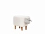 Пуф Leset Lamb COMBI, искусственный мех - миниатюра