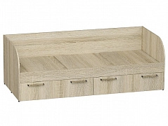 Кровать с настилом ЛДСП Сенди КР-01 Light 80х186 - фото №1
