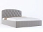 Кровать Лацио Капитоне с ПМ (160х200), рогожка - миниатюра