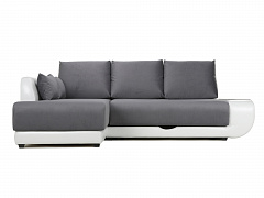Угловой диван с независимым пружинным блоком Поло LUX НПБ (Нью-Йорк) Левый - фото №1