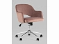 Кресло компьютерное Stool Group Кларк Велюр розовый  - фото №3