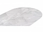 Галвестон 100х76 белый мрамор / белый Стол стеклянный - фото №8