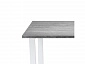 Лота Лофт 140 25 мм бетон / белый матовый Стол деревянный - фото №9