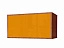 Полка универсальная Сандей, оранжевый глянец - миниатюра