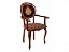 Кресло Adriano 2 вишня / патина Стул деревянный, ткань - миниатюра