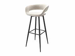 Стул барный Барни Р 900, Черный/CREAM LUX b03 - фото №1, mebvill5422