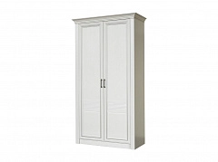 Орлеан №835 Шкаф для одежды 2-дверный, ясень белый - фото №1, mdmya-1975