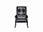 Кресло-качалка Модель 67 Венге, к/з Vegas Lite Black - фото №3