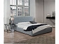 Мягкая кровать "Selesta" 1600 серая с матрасо ГОСТ с подъемным механизмом - фото №8