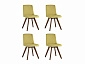 Стул обеденный Stool Group MARTA Орех/Нежно-зеленый (4 шт.)  - фото №2