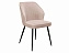 Стул DikLine 222M B03 BEIGE, ножки черные, микровелюр - миниатюра