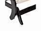 Кресло-качалка Модель 68 (Leset Футура) Венге текстура, к/з Varana cappuccino - фото №9