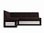 Кухонный угловой диван Нотис Левый (119х190), микровелюр, ЛДСП - миниатюра