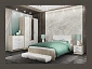 Модульная спальня Софи, композиция 4 (Белый глянец, Дуб Сонома) - фото №2