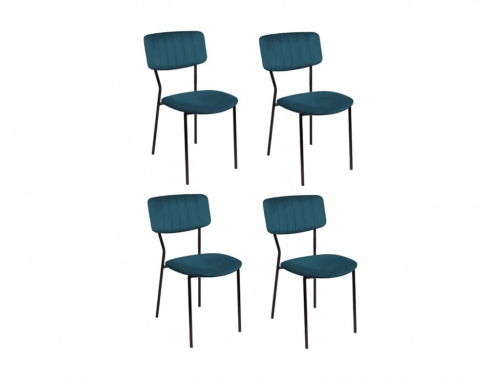 Комплект стульев Бонд, синий - фото №1