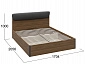 Кровать Харрис (160х200) с ПМ и мягким элементом 2 - фото №3