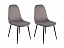 Комплект стульев Симпл, темно-серый, бархат - миниатюра
