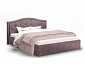 Кровать с подъемным механизмом Стелла 160х200, серо-фиолетовый - фото №3