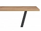 Мичиган Лофт 25 мм дуб вотан / черный матовый Стол деревянный - фото №6
