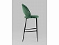 Стул барный Stool Group Меган Велюр Зеленый  - фото №4