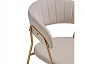 Kamelia 1 beige / gold Стул на металлокаркасе - фото №11