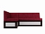 Кухонный угловой диван Нотис Левый (98х170), вельвет бархатного типа - миниатюра