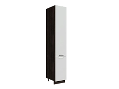Шкаф П400Н с 2-мя дверцами Мемфис ДБК/БЕЛ/СОФТ Ф20Н - фото №1