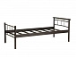 Кровать одинарная 42.25-01 "Токио" (металл черный) - фото №3