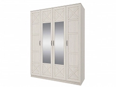 Шкаф 4-х дверный с зеркалом Лозанна - фото №1, 2016022300100