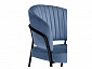 Лео синий Brendy Classic Blue 08 / черный Стул на металлокаркасе - фото №8