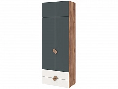 Шкаф 2-х дверный с ящиками и антресолью Тризиль 1 - фото №1, 5500100030289