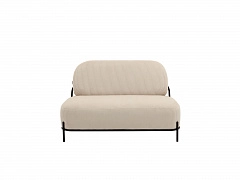 Диван STOOL GROUP Стоун велюр рельефный молочный - фото №1