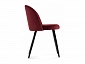 Gabi 1 wine red / black Стул на металлокаркасе - фото №4