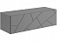 ГРАНЖ Тумба ТМ-004 (Д.1200, подвесная) (Серый шифер / Графит софт), ЛДСП - миниатюра