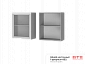 6В2 Шкаф настенный 1-дверный со стеклом Прованс 2 - фото №3