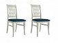 Комплект стульев Ричмонд 2 шт. слоновая кость/зеленый - фото №2