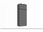 Челси Шкаф 2-х створчатый комбинированный + антресоль к шкафу 900 (Белый глянец, Дуб Сонома) - фото №4