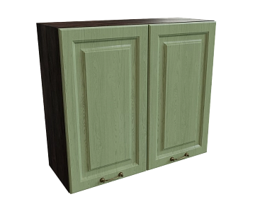 Шкаф В800 с 2-мя дверцами Ницца ДБК/ДУБ/ОЛИВ Ф50 - фото №1, 888_ММК-00017629