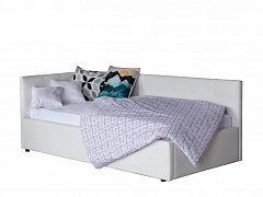 Односпальная кровать-тахта Bonna 900 белый с подъемным механизмом и матрасом PROMO B COCOS - фото №1, mebel_stock_2959