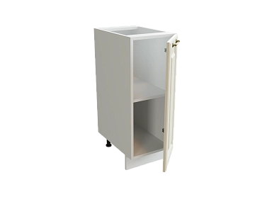 Шкаф Н300 с 1-ой дверью Ницца БЕЛ/ДУБ/КРЕМ Ф10 - фото №1, 888_ММК-00016097